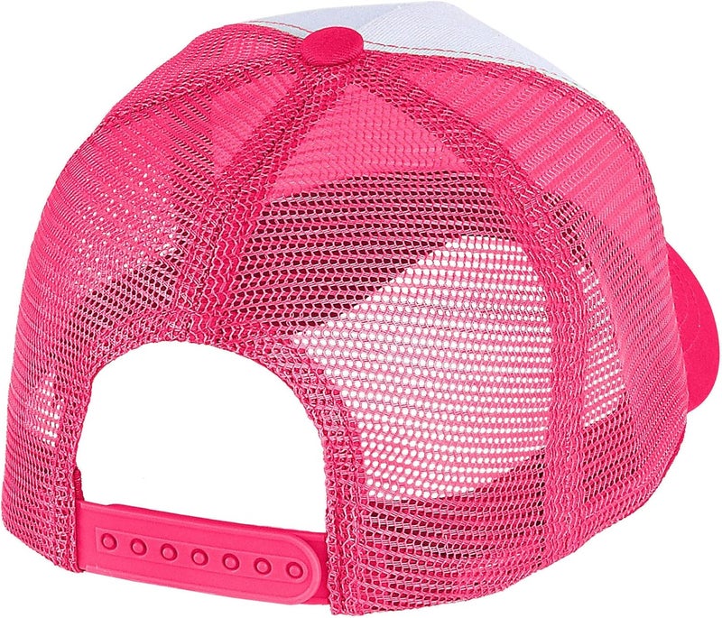 Falari 5-Panel Mesh Baseball Cap, Trucker Hat, Structured Plain Design, Cotton, Adjustable Size - Image 5